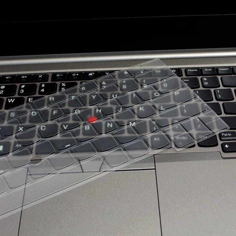 UHamn Clear Keyboard Cover Compatible for 14 inch Lenovo Thinkpad X1 Carbon 2017/2018, ThinkPad X1 Yoga 2rd/3rd Gen 2017/2018, ThinkPad A475 L460 L470 T460 T460p T460s T470 T470p T470s T480 T480S Laptop - Image 4